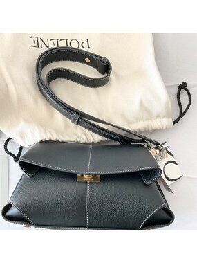 NWT Polene Mokki Mini bag black with order histry